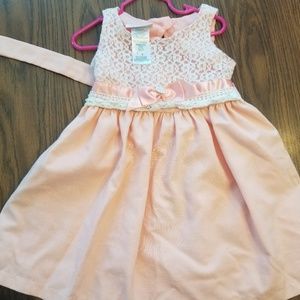 Peach Dress Kids 4T